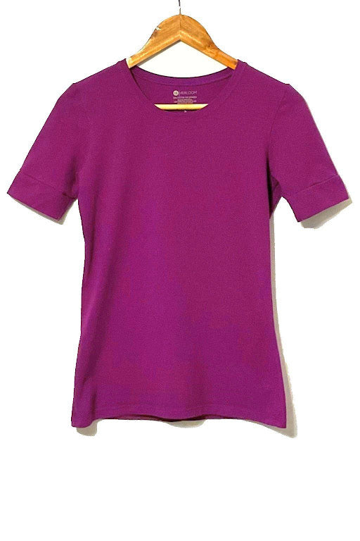 Cuff 1/2 Sleeve Woman's Tee